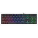 Teclado Redragon Netherbane, Membrana, RGB, Multimedia, K521-RGB