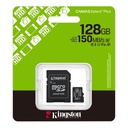 Micro SDXC Kingston 128GB Canvas Select Plus Gen3 150MB/s A1, SDCS3/128GB
