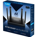  Router Cudy AX1500 Gigabit Wifi 6 - Negro - WR1500 doble banda