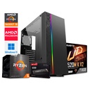 PC ZEN G Basic, Ryzen 5 5600GT, A520M K V2, 16GB DDR4 2x8GB, T-Force G50 512GB M.2, Case Oberon, 800w, Windows 11 Pro