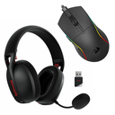 Bundle  Heaset Gaming Inalambrico REDRAGON IRE PRO, 7.1, Negro H848 + Mouse Redragon Deicide 4000DPI - RGB - M816 - RGB  KT