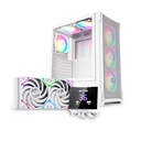 Bundle Enfriamiento liquido XYZ Hydrotemp 240mm BLANCO - XYZ-SA-851 +  Case XYZ Airone 300-X Mesh,  BLANCO X-CS-AIRONE3XM-W KT