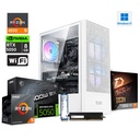 PC Gaming 290 SNOW, Ryzen 5 4500/ B550M DS3H WiFi-BT/ 16GB DDR4/ RTX 5050 8GB MSI/ M.2 500GB Kingston/ Case A290/ PSU 800w/ Win 11 PRO 