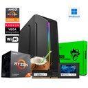 PC COQUITO - Ryzen 5 3400G - SSD 240GB - 8GB DDR4 - A520 - CUBE PRO + 600W