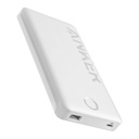 Power Bank Anker 323, White, 10000mAh 12W,  1 x USB type-C, 1 x USB-A A1334H21