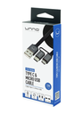 Cable Unno Tekno 2 en 1 Tipo C y Micro USB - 1m - CB4056GY