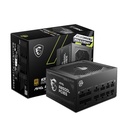 Fuente de poder MSI Power MPG A850GL PCIE5 80 Plus Gold, full modular 