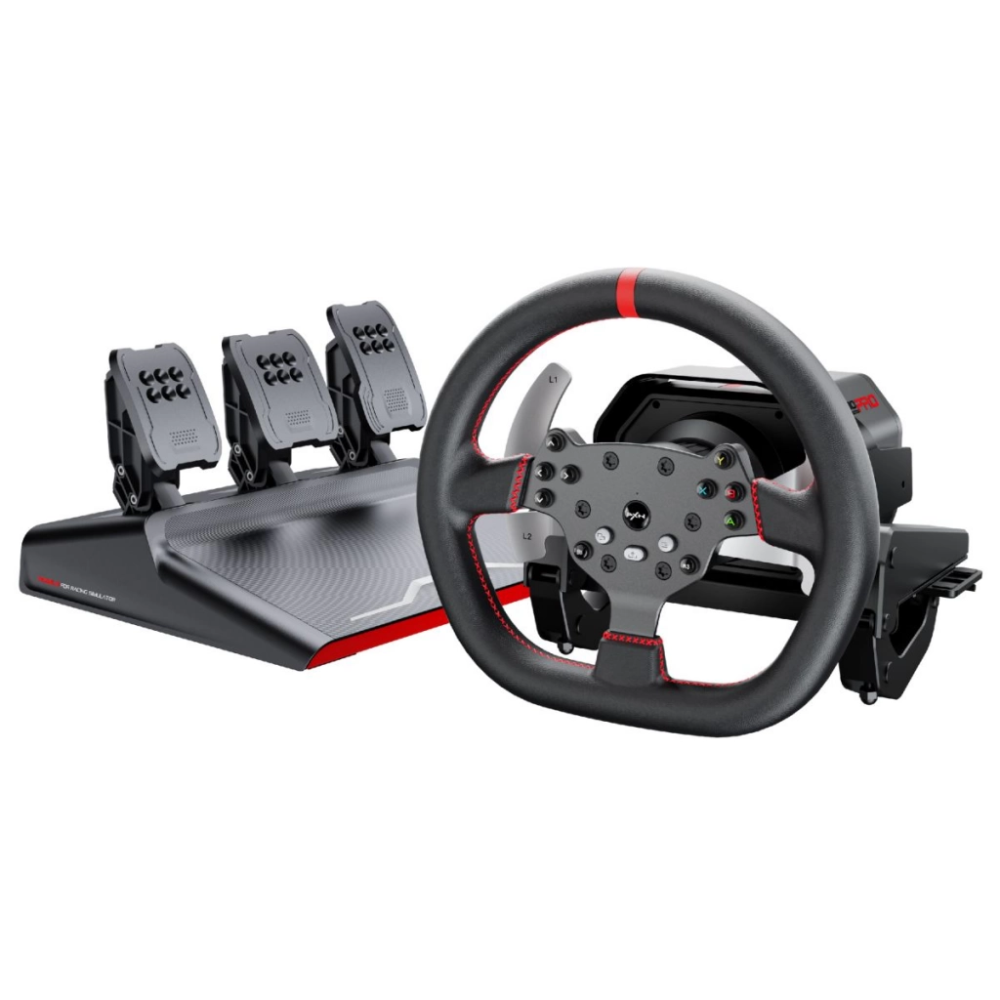 Volante PXN V10 PRO - Foot Pedal - PC, PS4, X-ONE,X-SERIES - PXN-BC-CH-V10 PRO-GB-V1-2502