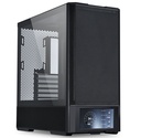 Case Lian Li Lancool 207 Digital - Negro - LAN207DX, LCD de 6” (720×1600, 60 Hz, 500 nits), 2 x 140 mm (frontales) + 2 x 120 mm (inferiores)