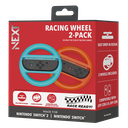 Volantes NEXT Racing Wheel 2-Pack Joy-Con 2 y Joy-Con Nintendo Switch – Azul/Rojo - NX-NS2JRW