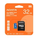 Memoria MicroSD ADATA 32GB Clase 10 - AUSDH32GUICL 10A1-RA1