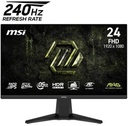 Monitor MSI MAG 245F X24 - 24" - IPS - FHD - 0.5MS - 240Hz - Negro - 9S6- 3BC81M-004