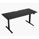 ESCRITORIO ELECTRICO AJUSTABLE XYZ CORE, X-DS-CORE-B / XYZ-SA-1026, 1600x700mm, 154 Lbrs. MAX, Porta headset.