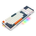 TECLADO MECANICO USB GAMING REDRAGON K668WBO-RGB-SP TREUNDLE, Español