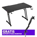 ESCRITORIO DE ALTURA FIJA XYZ ELITE, X-DS-ELITE-B / XYZ-SA-1024, 1200 × 600 mm - RGB Integrado + GRATIS Soporte para monitor Argom