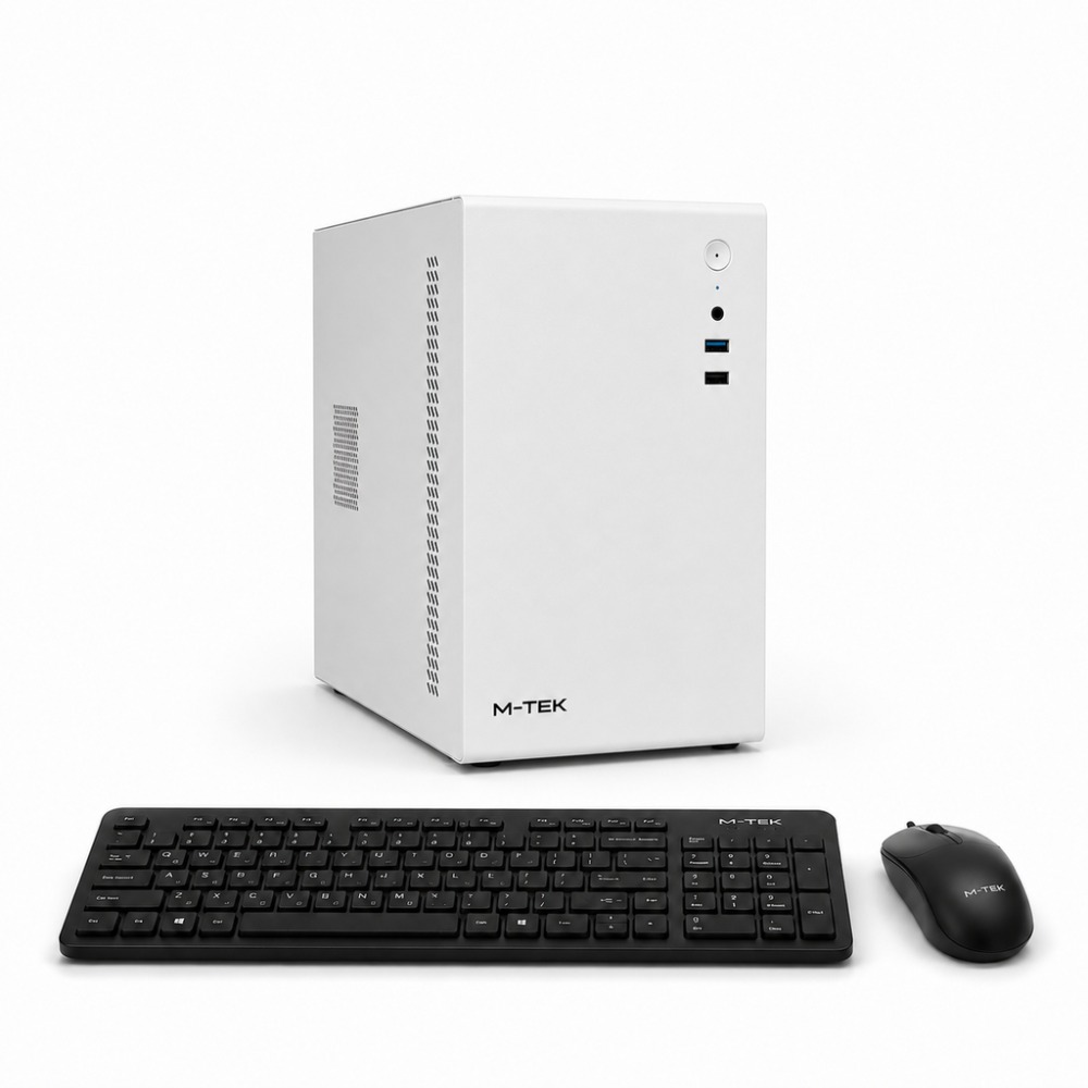 PC Standard office – Ryzen 5600GT 8gb ram, m.2 256gb, A520M-HVS, WIN 11 PRO, teclado y mouse Case + Fuente