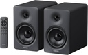 Parlante Edifier M90 - Black - EDF100120, 100w RMS, Hi-Res Audio y Hi-Res Audio Wireless, bluetooth 6.1, Óptica digital, USB-C (ideal para una señal limpia desde PC/Laptop sin necesidad de DAC externo) y Auxiliar de 3.5 mm. Salida P/Woofer.