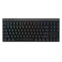 Teclado Logitech G515 TKL Black, LIGHTSPEED Wireless Bluetooth 5.1 USB-C para carga y uso cableado, RGB, teclas PBT doble inyeccion