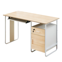 Escritorio de Metal - Madera 2 Gavetas OZSH-9023