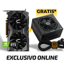 Geforce RTX 2060 12GB Twin Edge + Fuente EVGA 600 BQ Semi Mudular 80+ GRATIS