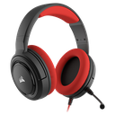 Headset Gaming Corsair HS35 estereo 3.5mm Rojo