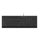 Klip Xtreme - Keyboard - Wired - Spanish - USB - Black - Multimedia KKM-252S