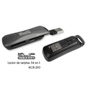 Lector de MemoriaSD, microSD, MSDuo, SDXXC, KCR-210 USB Klip Xtreme