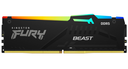 MEMORIA RAM KINGSTON FURY BEAST 32GB DDR5 DIMM RGB 4800MT/s 1x32GB, KF548C38BBA-32