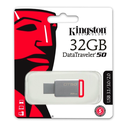Memoria USB Data Traveler 50 32GB 3.1 Rojo Metal Kingston